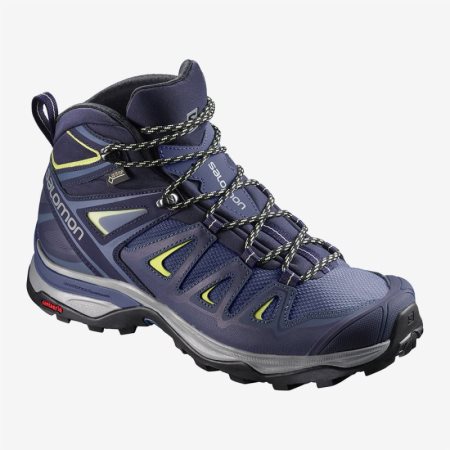 Salomon X ULTRA 3 WIDE MID GTX W Turistické Topánky Damske - Modre (SK 5-REH)